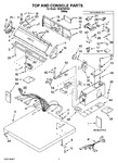 Diagram for 01 - Top And Console Parts