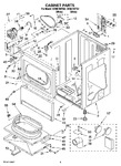 Diagram for 02 - Cabinet Parts