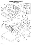 Diagram for 01 - Top And Console Parts