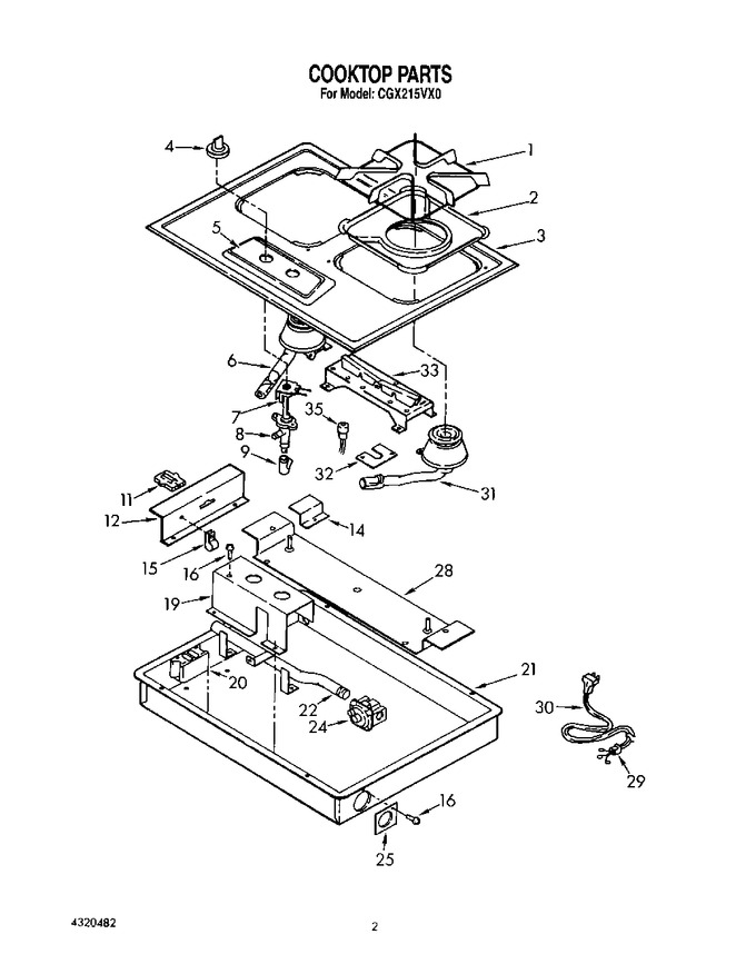 Diagram for CGX215VX0