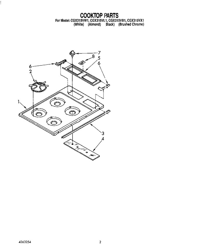 Diagram for CGX315VW1