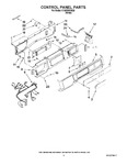 Diagram for 03 - Control Panel Parts