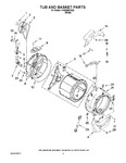 Diagram for 06 - Tub And Basket Parts