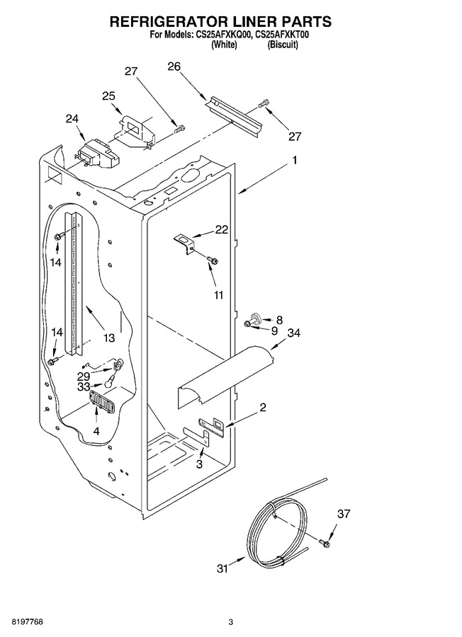 Diagram for CS25AFXKT00