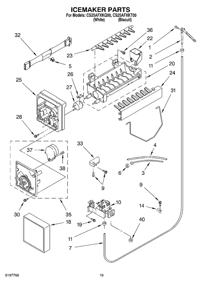 Diagram for CS25AFXKT00