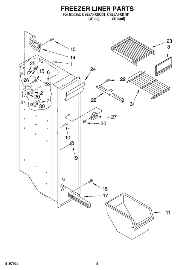 Diagram for CS25AFXKT01