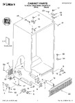 Diagram for 01 - Cabinet Parts