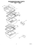 Diagram for 03 - Refrigerator Shelf Parts