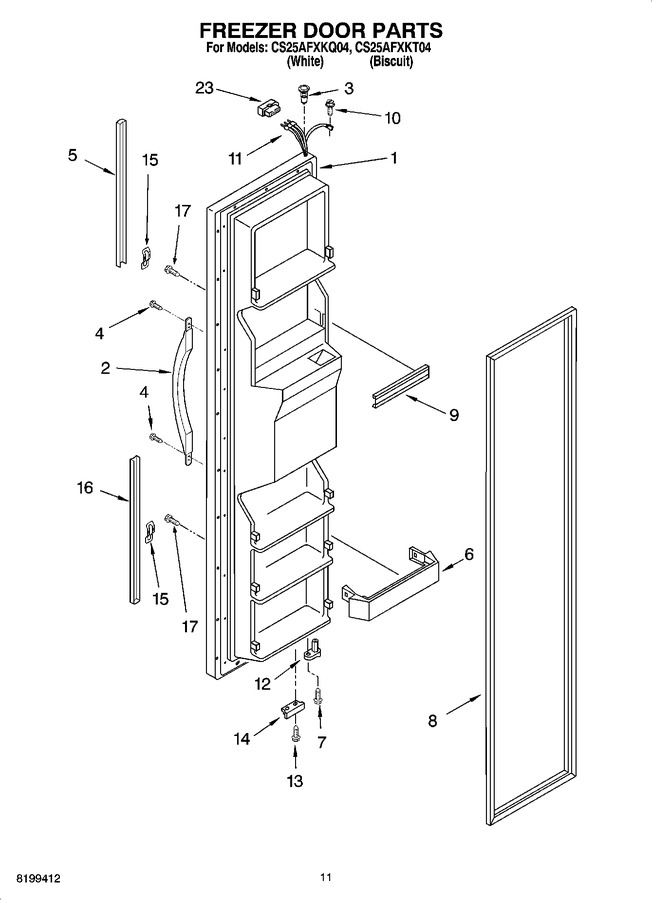 Diagram for CS25AFXKT04