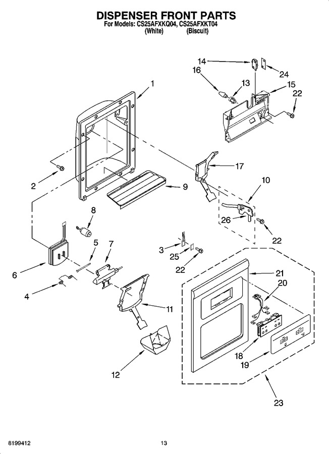 Diagram for CS25AFXKT04