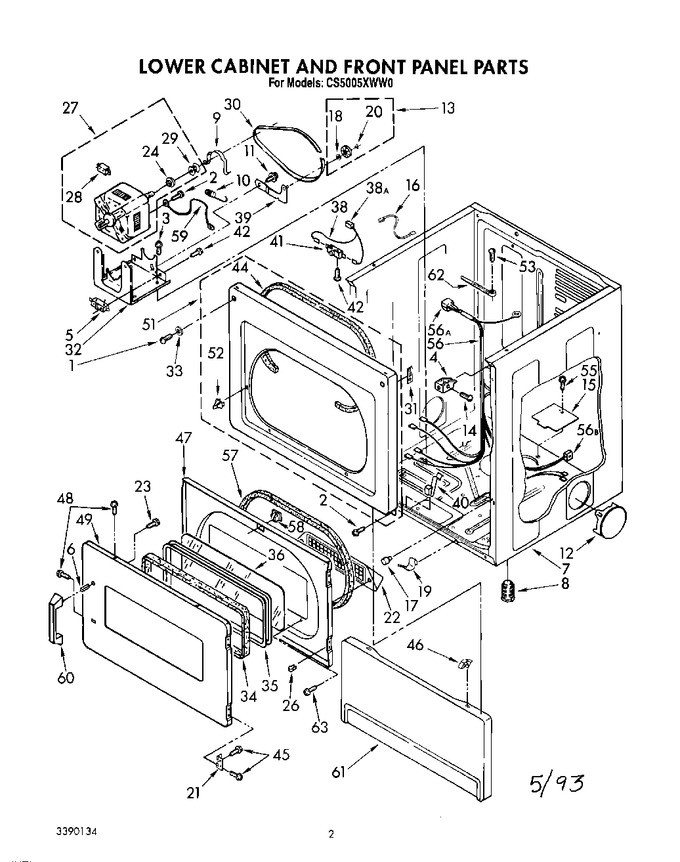 Diagram for CS5005XWW0