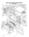 Diagram for 03 - Upper Cabinet And Front Panel