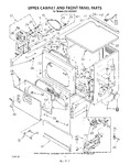 Diagram for 04 - Upper Cabinet And Front Panel