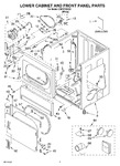 Diagram for 01 - Lower Cabinet And Front Panel Parts