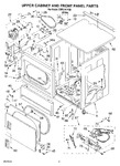 Diagram for 05 - Upper Cabinet And Front Panel