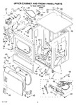 Diagram for 04 - Upper Cabinet And Front Panel Parts