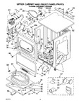 Diagram for 03 - Upper Cabinet And Front Panel