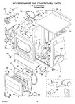 Diagram for 04 - Upper Cabinet And Front Panel