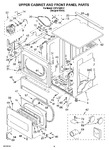 Diagram for 04 - Upper Cabinet And Front Panel