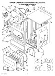 Diagram for 03 - Upper Cabinet And Front Panel Parts