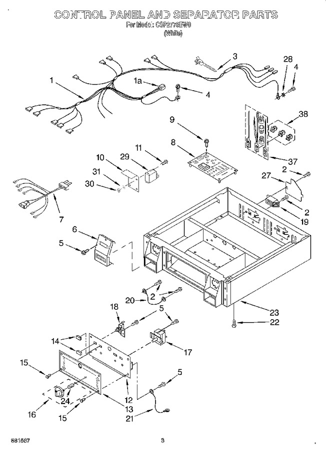 Diagram for CSP2770EW0