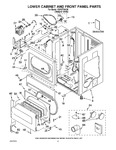 Diagram for 02 - Lower Cabinet/front Panel Parts