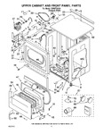 Diagram for 06 - Upper Cabinet/front Panel Parts