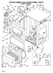 Diagram for 03 - Upper Cabinet And Front Panel Parts