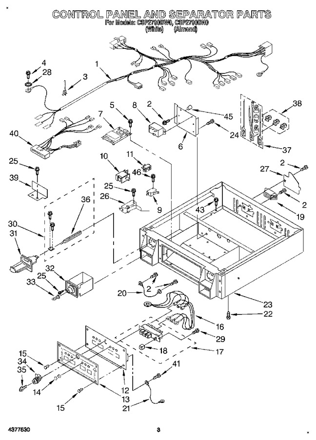 Diagram for CSP2790BW0