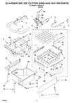 Diagram for 02 - Evaporator Ice Cutter Grid And Water Parts