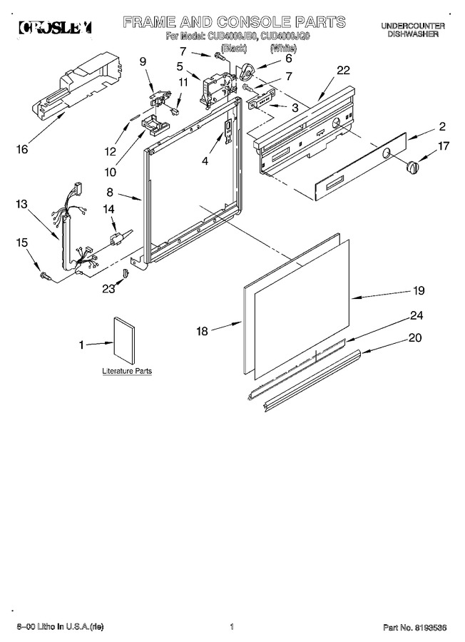 Diagram for CUD4000JB0