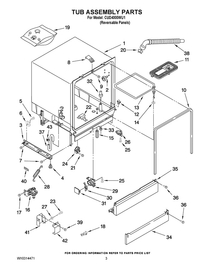 Diagram for CUD4000WU1