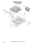 Diagram for 06 - Dishrack Parts