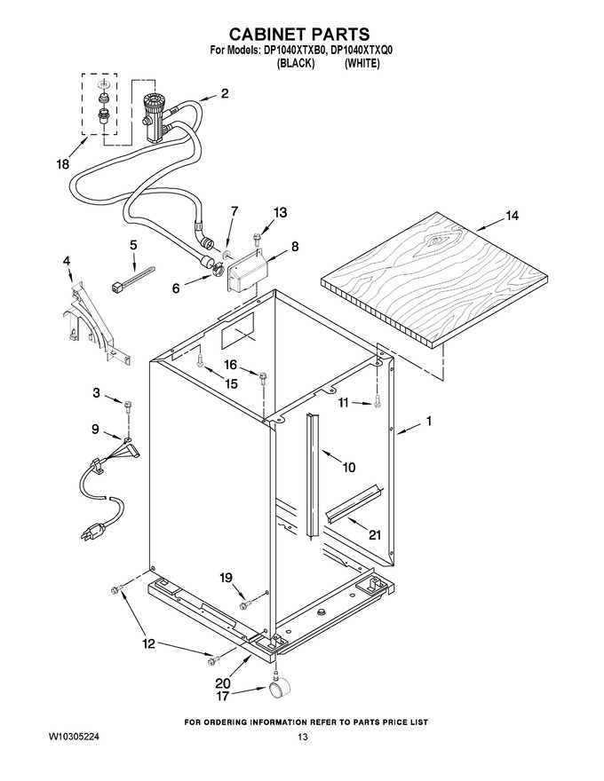 Diagram for DP1040XTXQ0