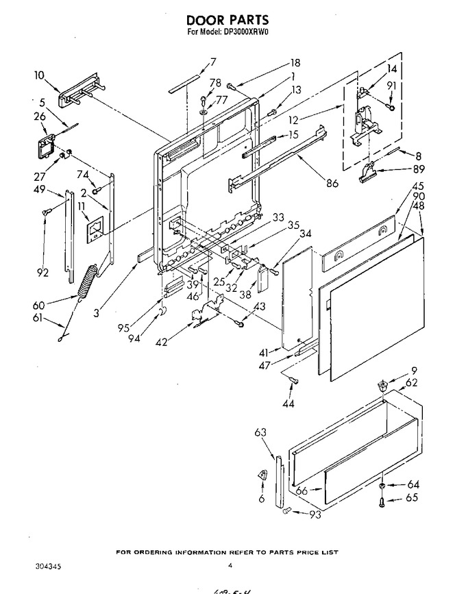 Diagram for DP3000XRW0