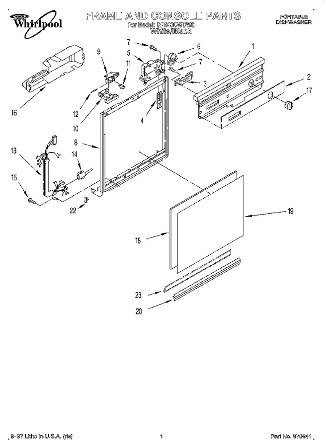 Diagram for DP840CWDW0