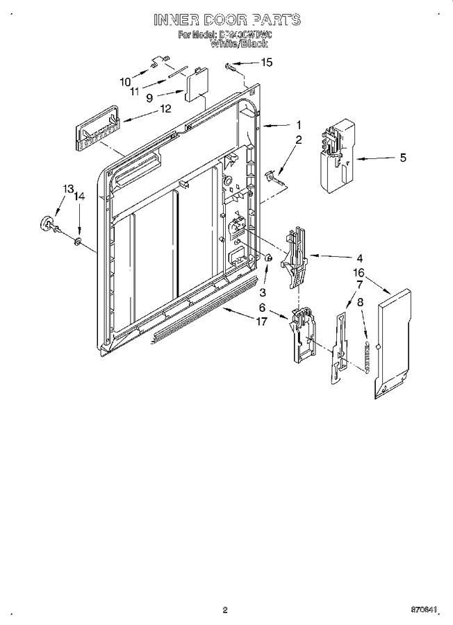 Diagram for DP840CWDW0