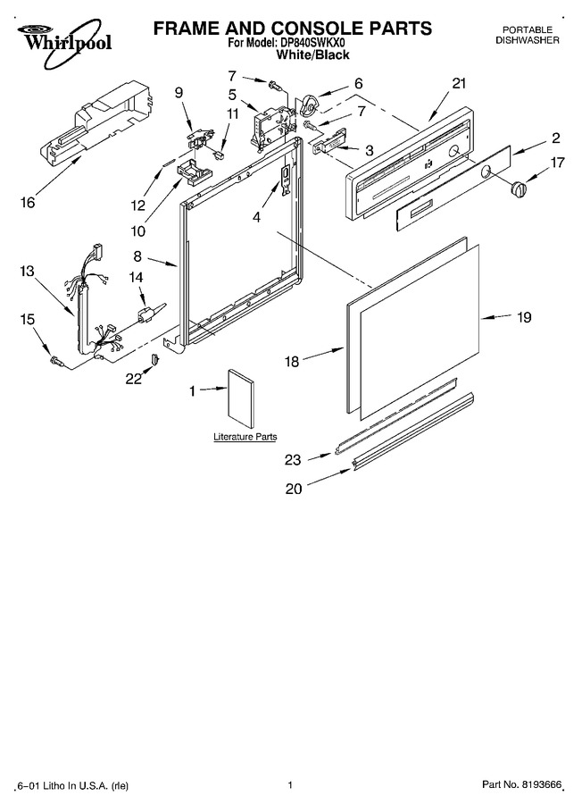 Diagram for DP840SWKX0