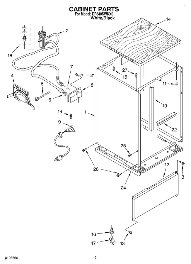 Diagram for DP840SWKX0