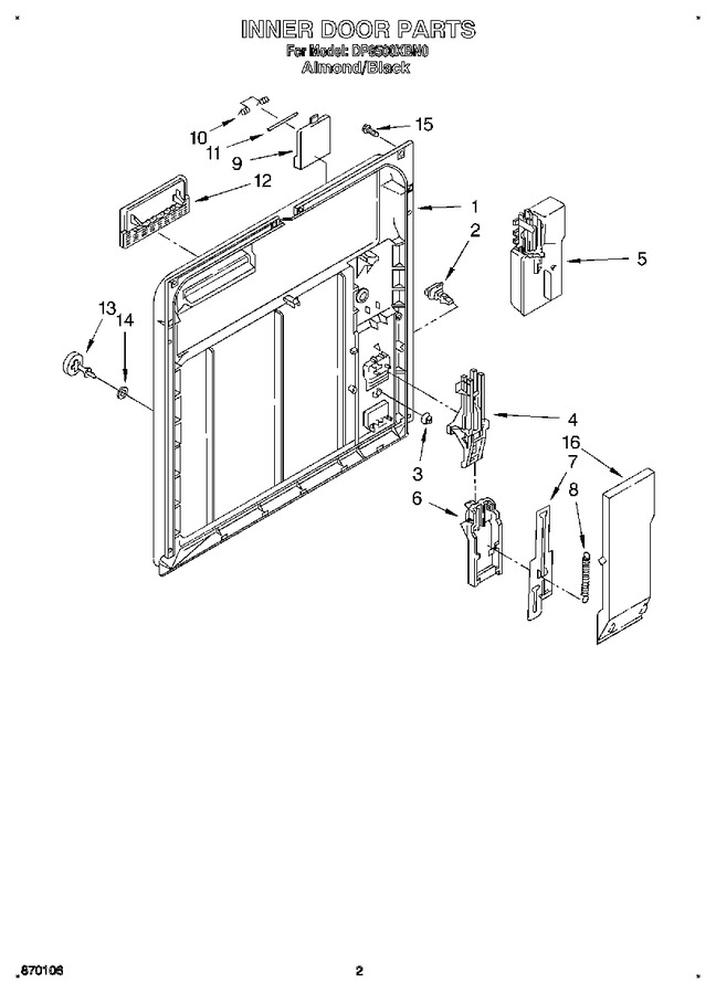 Diagram for DP8500XBN0