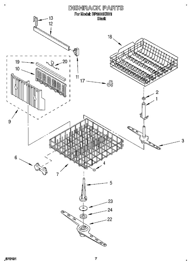 Diagram for DP8500XBN1