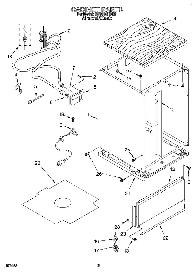 Diagram for DP8500XBN2