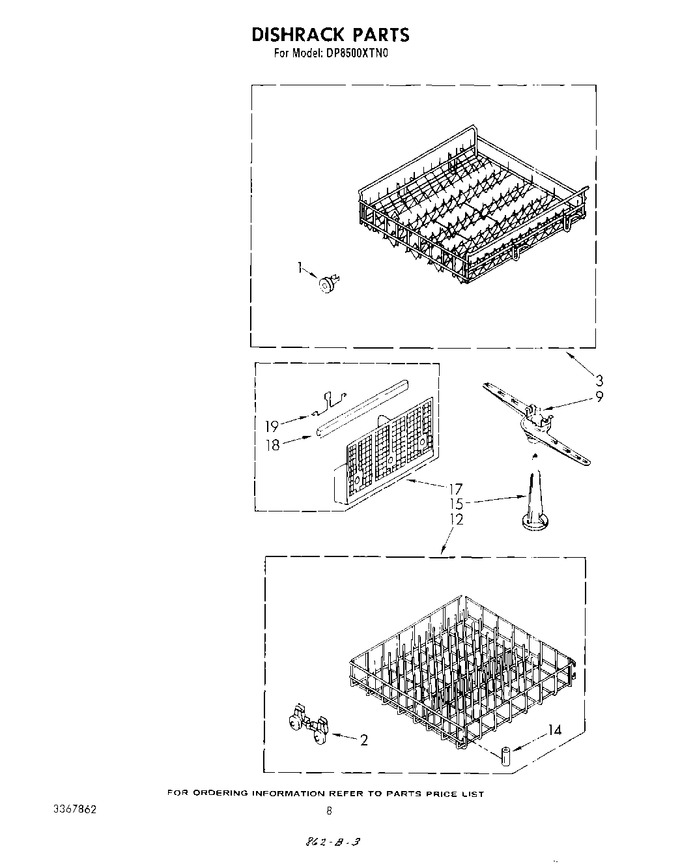 Diagram for DP8500XTN0