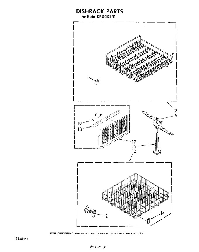 Diagram for DP8500XTN1