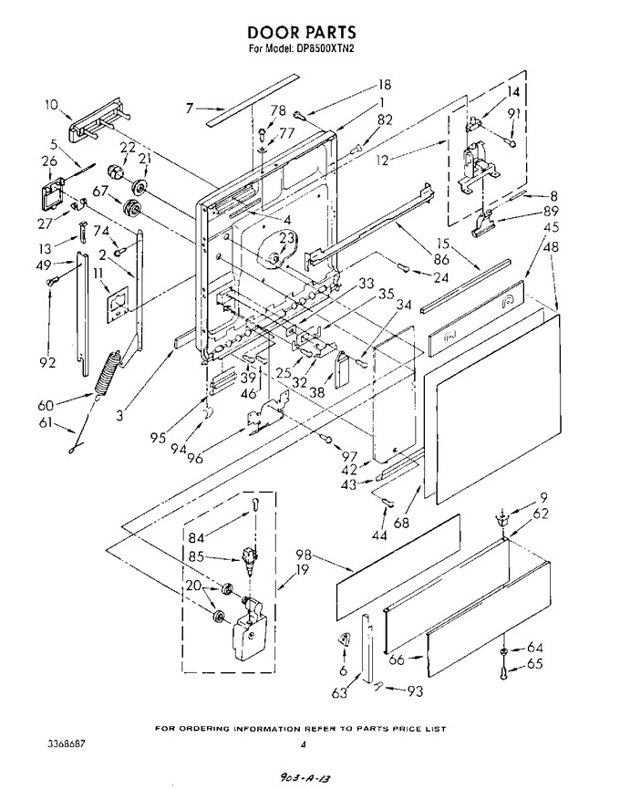 Diagram for DP8500XTN2