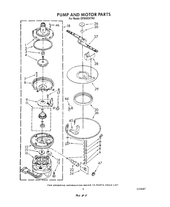 Diagram for DP8500XTN2