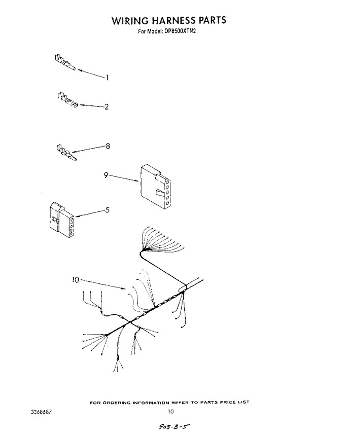 Diagram for DP8500XTN2