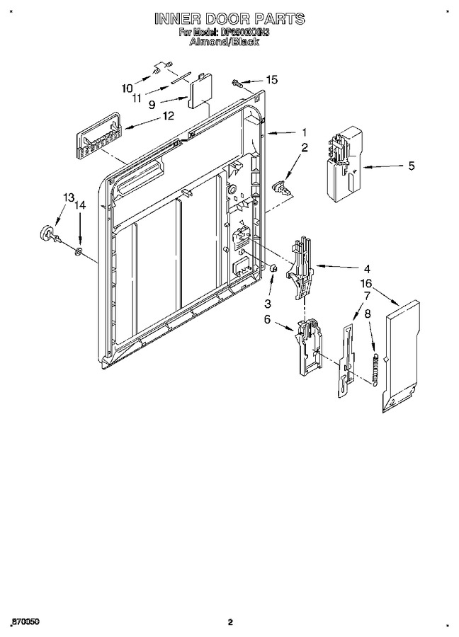 Diagram for DP8500XXN3