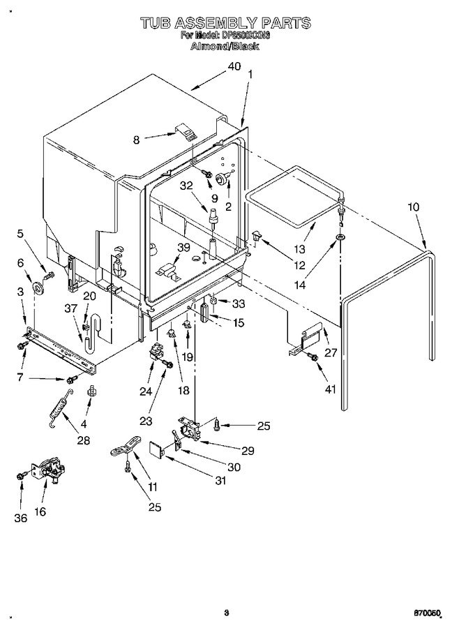 Diagram for DP8500XXN3