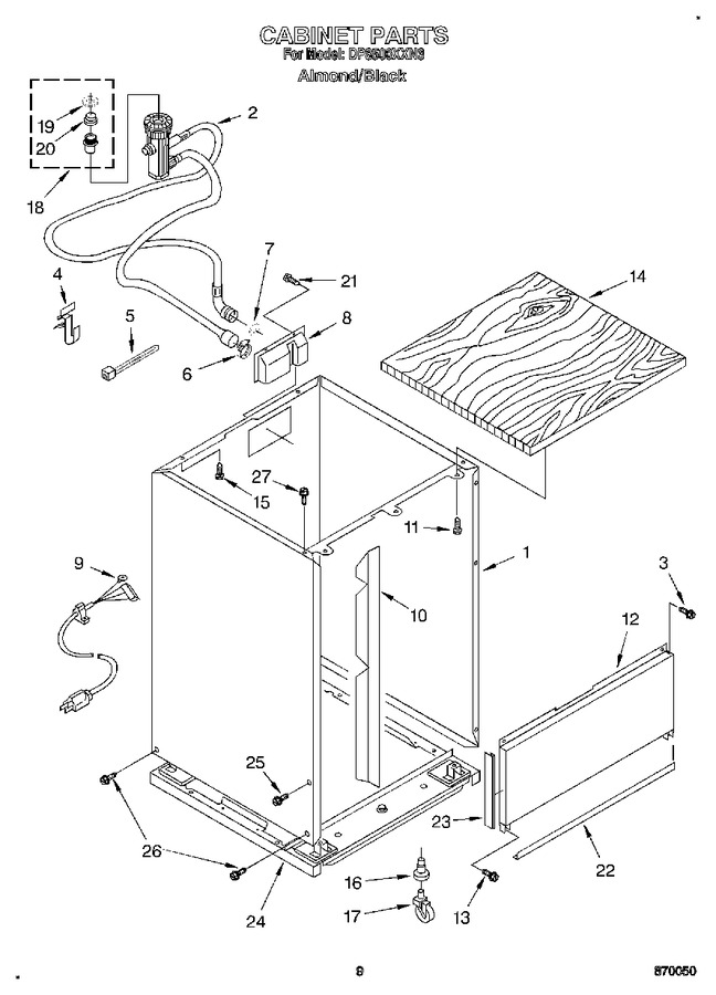 Diagram for DP8500XXN3